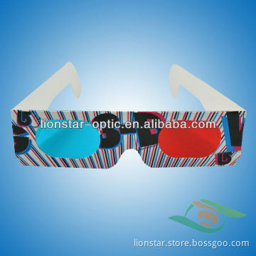 Cheap paper red cyan 3d glasses